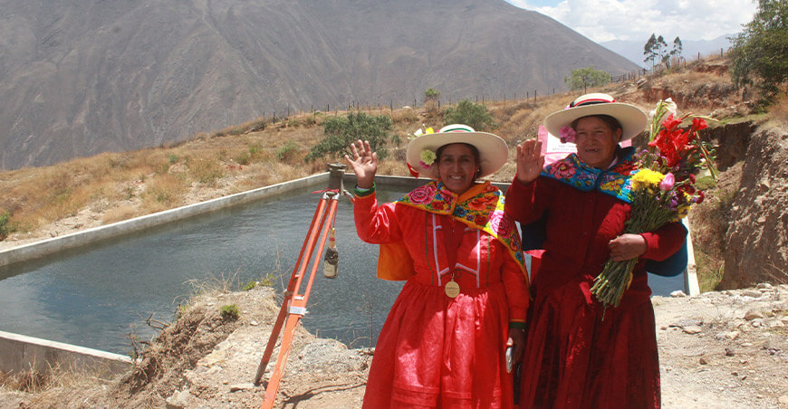Obra de riego Quichua–Pisupampa garantizará el riego de 180 hectáreas agrícolas en Andajes Lima Perú