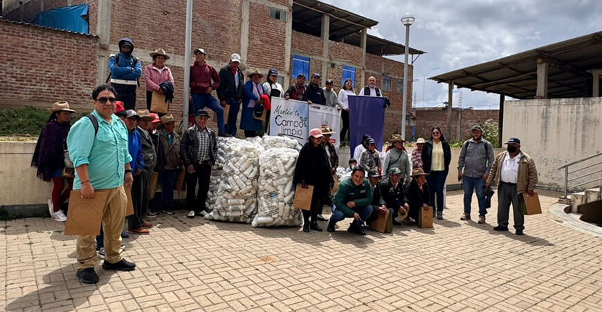 Más de 12 000 envases agroquímicos recuperados impulsan nueva fase de capacitación y recepción responsable en el agro peruano