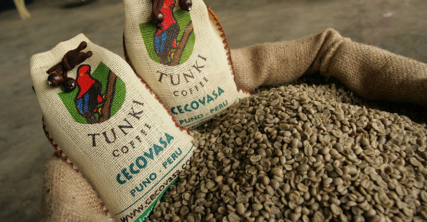 Perú exportación café Tunki Cecovasa Puno Perú
