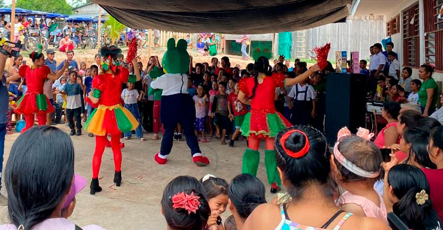 Ocho Sur llevó alegría a más de 3000 niños y niñas de comunidades originarias