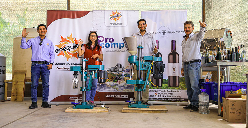 Procompite Tecnológico de Arequipa impulsa la modernización de la producción vitivinícola CHALO