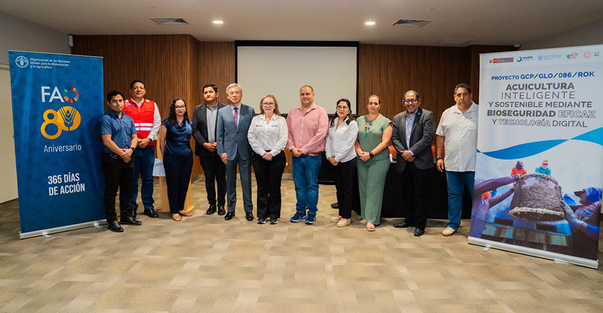 SANISMART plataforma que permite anticipar riesgos sanitarios en acuicultura de langostinos para fortalecer su producción Perú Sanipes
