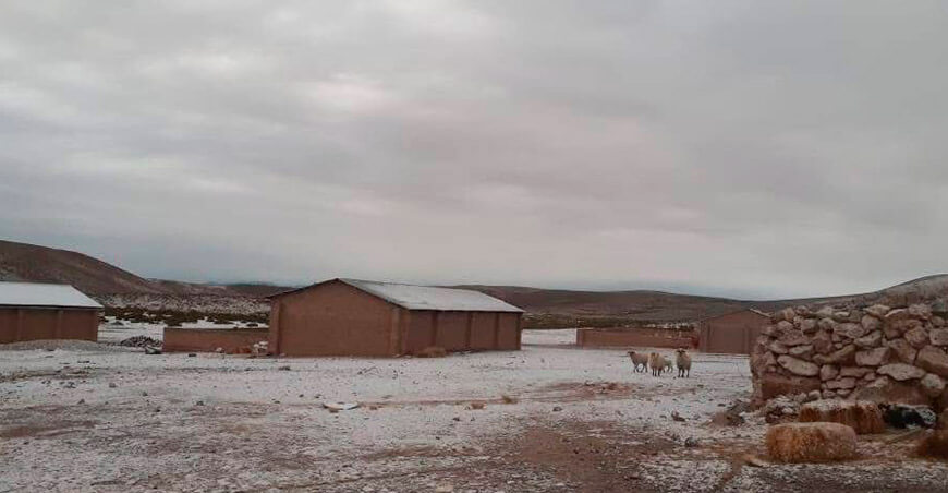 DANA “Qori” registrará lluvia, nevada y granizada en la sierra centro y sur