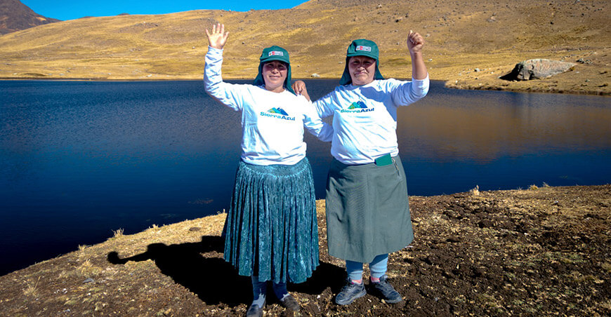 Sierra Azul qochas Perú