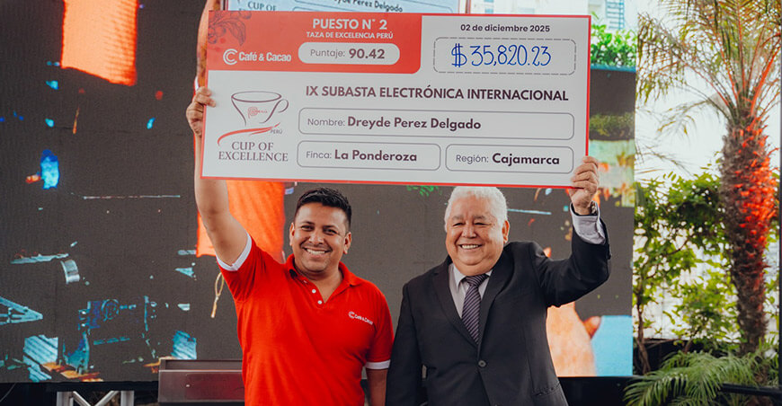 Café peruano alcanzó cifra récord con más de $490 000 en subasta internacional Taza de Excelencia Perú