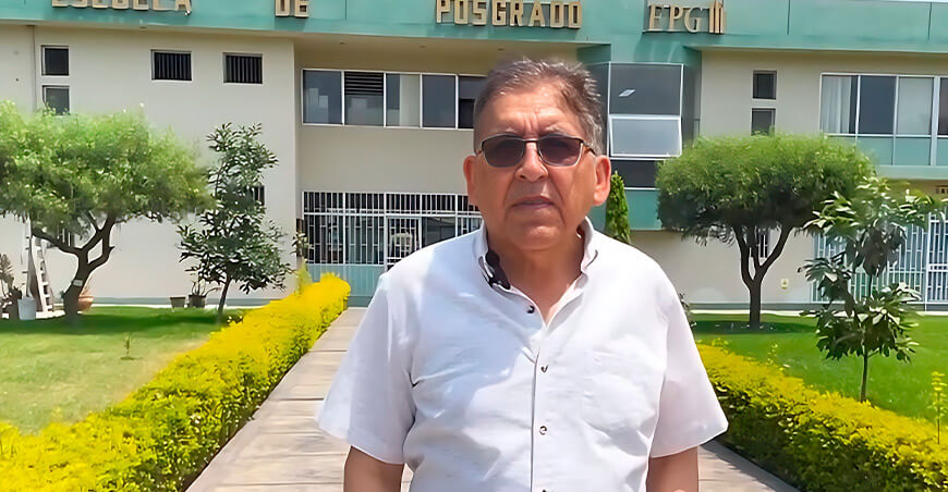 Ing. Agr. William Arteaga Donayre, profesor de la Escuela de Postgrado de la Universidad Nacional Agraria La Molina