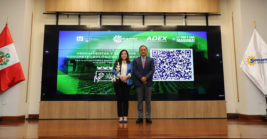 ADEX y Senamhi unen sinergias para reducir los efectos del cambio climático en las exportaciones