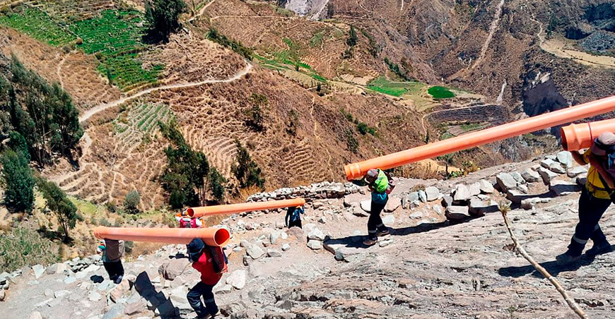  mejora de canales de riego Agro Rural Perú 