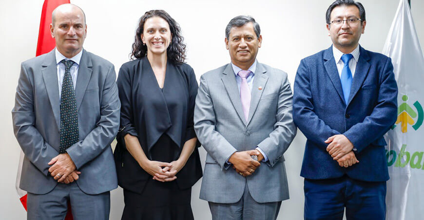 Agrobanco recibe misión presencial del Banco Mundial