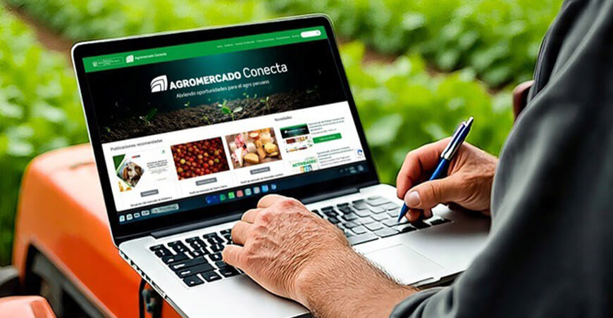 Agromercado presenta web especializada comercial para el sector agropecuario Perú