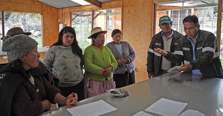Fortalecen capacidades de asociación productora de hongos en Huancayo Junín Perú