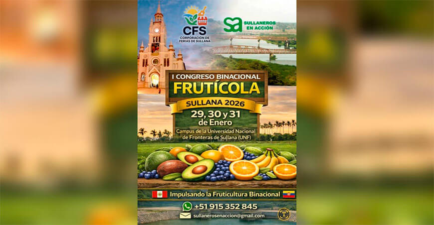 Cultivida impulsa la integración Perú–Ecuador en el I Congreso Binacional Frutícola – Sullana