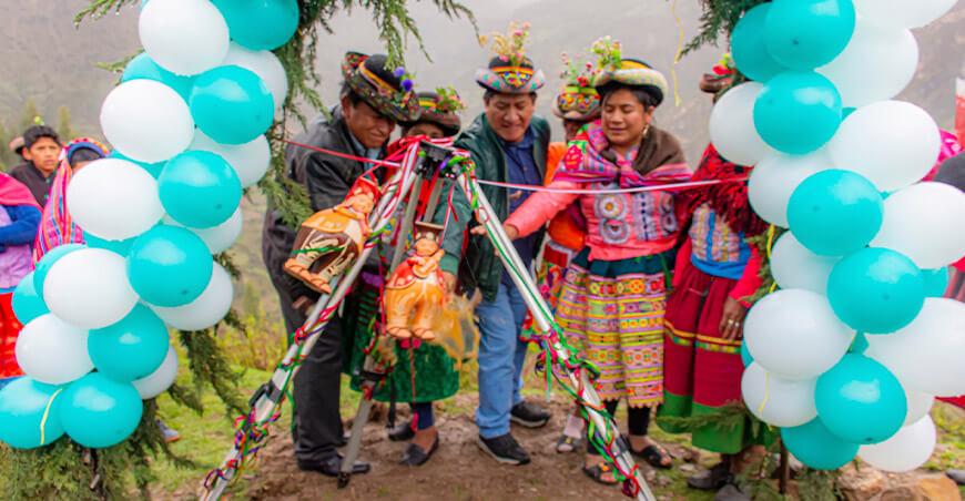 Inician ejecución de proyecto de riego en Huarcaya – Sarhua Víctor Fajardo Ayacucho Perú
