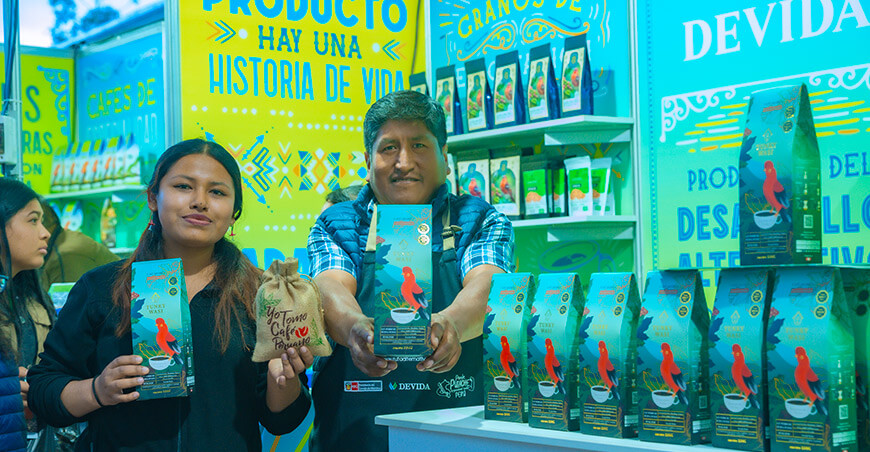 Cuatro organizaciones productivas del Desarrollo Alternativo de Puno, integradas por familias que optaron por economías lícitas, participarán en la feria Perú Produce Expo Puno - Lima