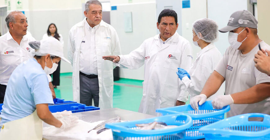 Produce fortalece la cadena pesquera y acuícola con tecnología y control sanitario Callao Perú