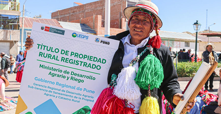títulos de propiedad rural Puno Perú
