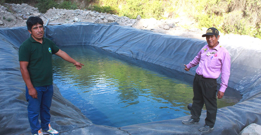 Distrito de Ihuarí impulsa su producción agraria con la inauguración de reservorios Lima Perú