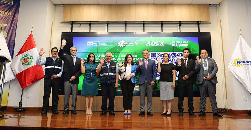 ADEX y Senamhi unen sinergias para reducir los efectos del cambio climático en las exportaciones