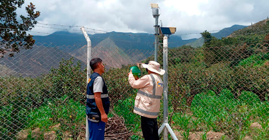 Áncash: Senamhi realizó mantenimiento a cámaras de monitoreo fenológico remoto y trampas inteligentes