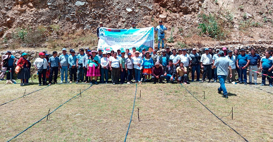 Agro Rural ejecutará proyecto de riego tecnificado para casi 400 familias Leoncio Prado Lima Perú