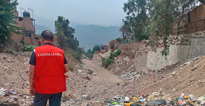 Contraloría alerta deficiencias en labores de limpieza y descolmatación del río Rímac Lima Perú