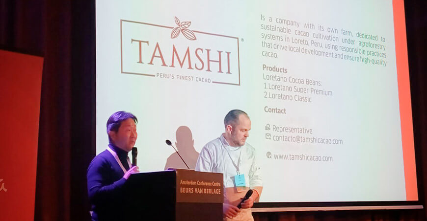 empresa peruana
Tamshi participó en la feria internacional Chocoa en Países Bajos y destacó la calidad del cacao loretano