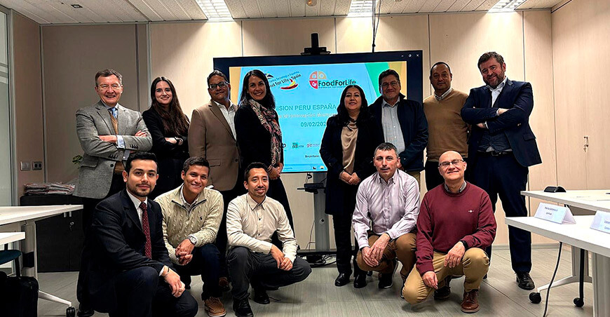 Food for Life Perú impulsa su consolidación con misión estratégica a España para fortalecer la agenda de I+D+i en el sector agroalimentario