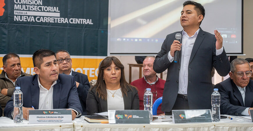 Macro Región Centro convoca paro de 48 horas por incertidumbre en la Nueva Carretera Central