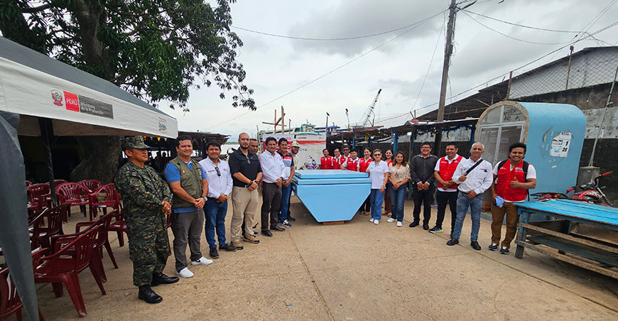 ITP fortalece la cadena de frío de la pesca artesanal con nueva bodega de conservación Ucayali Perú