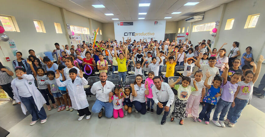 CITEproductivo San Martín acercó la ciencia y la tecnología a niñas, niños y adolescentes
