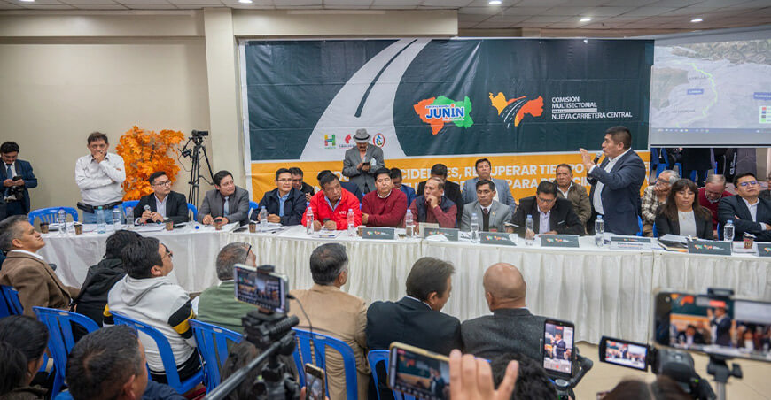 Macro Región Centro convoca paro de 48 horas por incertidumbre en la Nueva Carretera Central