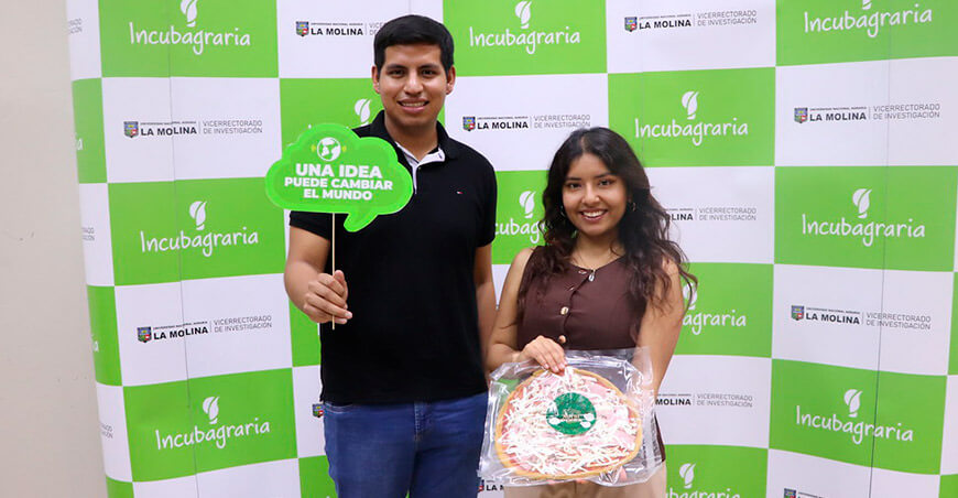 Masa hecha con tallo de brócoli que revoluciona la forma de comer en Lima NutriPizza UNALM