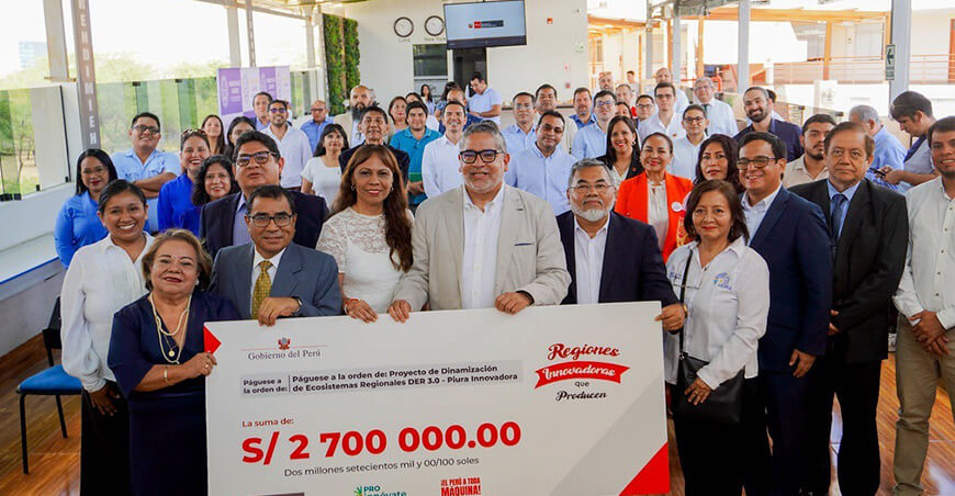 Ministerio de la Producción destinó S/2.7 millones para acelerar el ecosistema de innovación con el concurso DER 3.0 Piura Perú