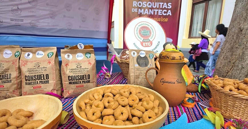 Reconocen a las rosquitas de manteca de Cajamarca como Especialidad Tradicional Garantizada Indecopi Perú
