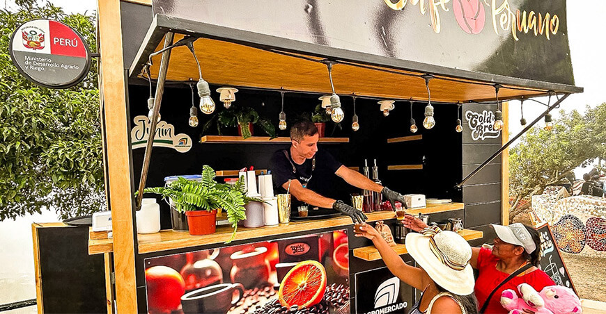 Agromercado impulsará el consumo de café peruano en el Parque del Amor Lima Perú