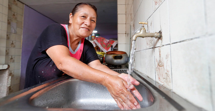 agua potable Perú