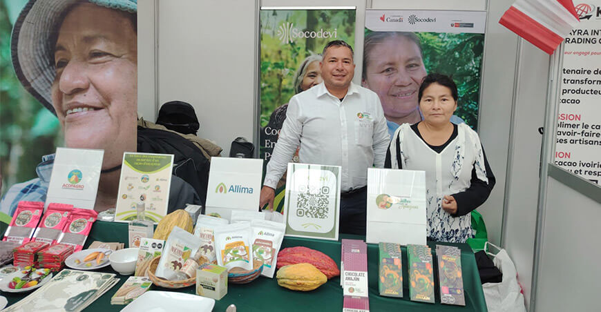 Cacao de Amazonas representó al Perú en el Salón du Chocolat de Montreal en Canadá con la representación de la Cooperativa Agraria Yakatheo del Amazonas