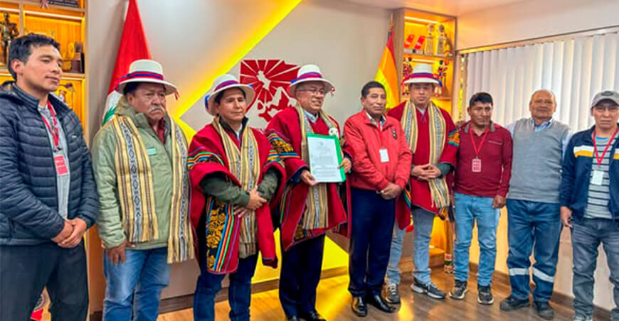 ejecutarán proyecto de riego Tocomayo en Ocoruro Espinar Cusco Perú