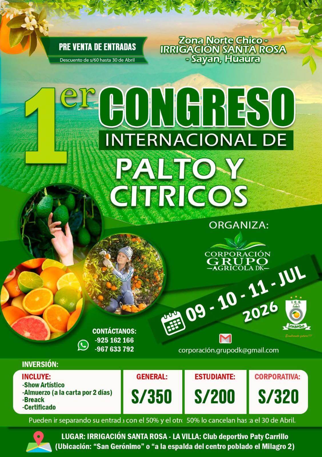 Congreso Internacional del Palto y Cítricos 