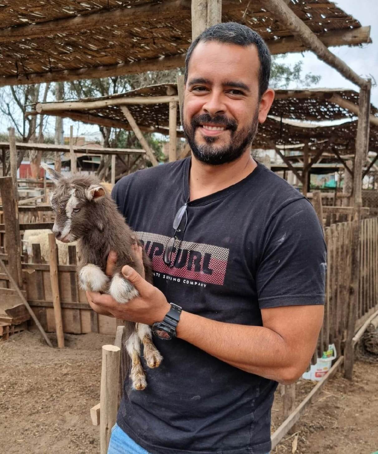 Crianza versátil: Méd. Vet. Zoot. Ricardo Lizarzaburu Castagnino, socio fundador y gerente técnico de producción del establo Baume S.A.C., resalta la versatilidad de la crianza caprina como una alternativa rentable y viable, capaz de adaptarse a la geografía y a los recursos del país. Sostiene que el principal desafío no está en el animal, sino en mejorar el manejo, la sanidad y la nutrición.