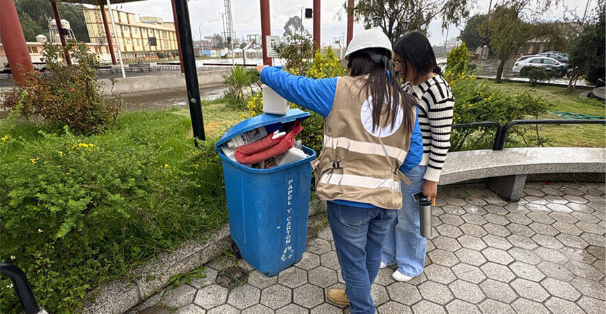 OEFA supervisó colegios en Junín para verificar manejo de residuos sólidos y condiciones ambientales