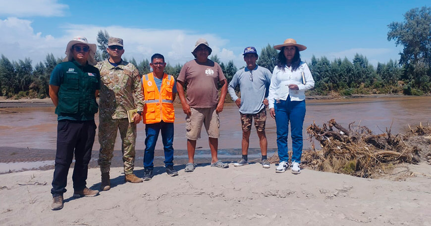 Articulan acciones de atención a agricultores afectados por intensas lluvias en Ica