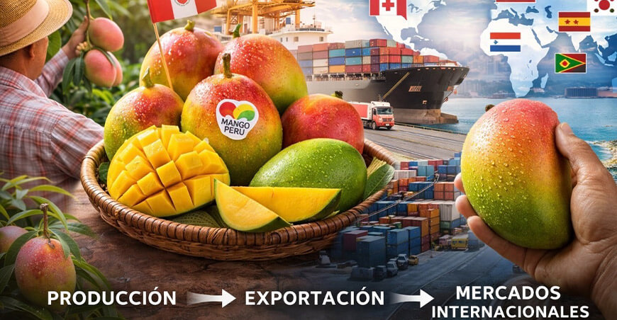 Perú exportación mango peruano