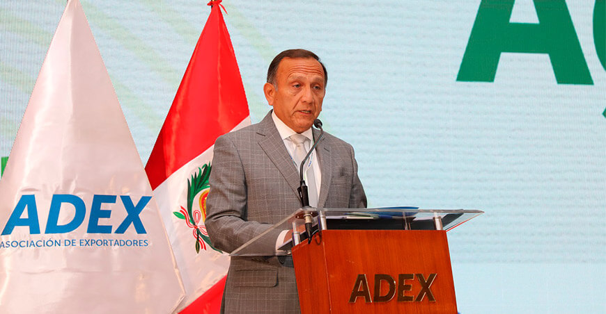 presidente de ADEX, César Tello