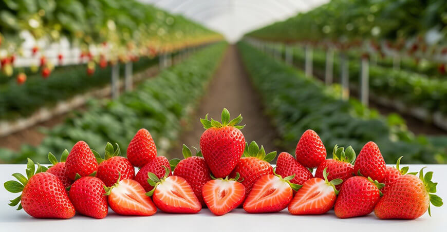 producción fresas Perú