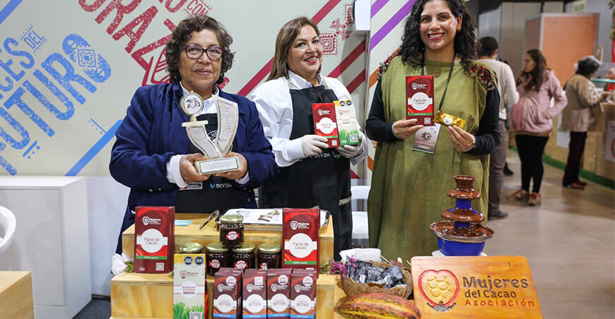 productoras de Desarrollo Alternativo participarán en la Expoferia “Thaskiy Mujer Emprendedora” Lima Perú Devida