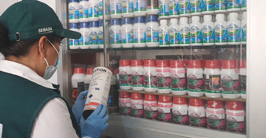 Senasa refuerza el control frente al comercio ilegal de insumos agrícolas tras detectar plaguicidas no autorizados