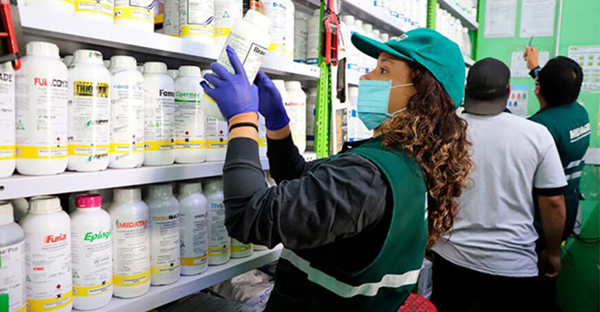 Senasa fiscalizó cerca de 700 establecimientos de plaguicidas