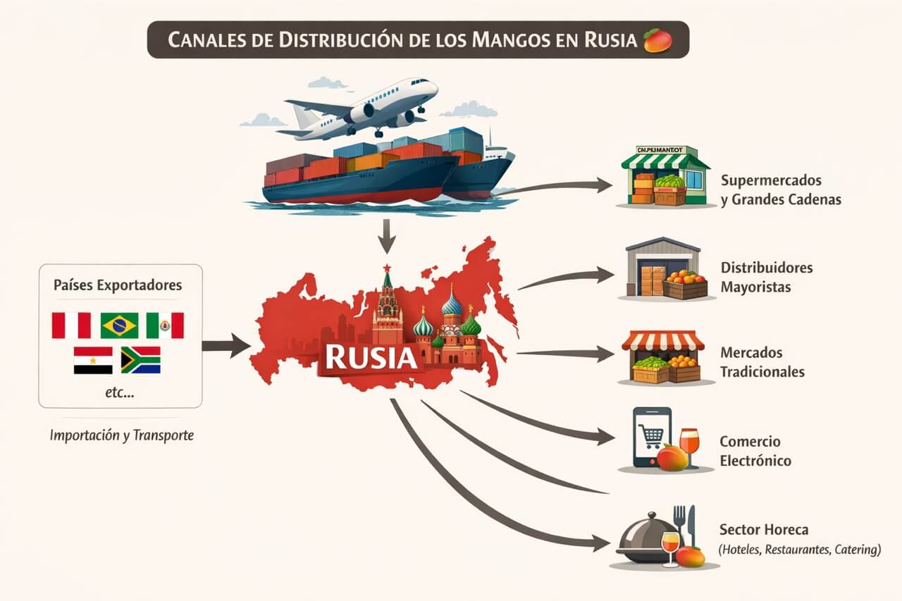 Exportación de mango a Rusia: tendencias de consumo y desafíos operativos en 2026