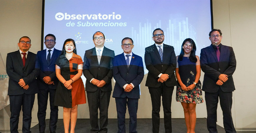 Observatorio de Subvenciones del CONCYTEC-PROCIENCIA Perú